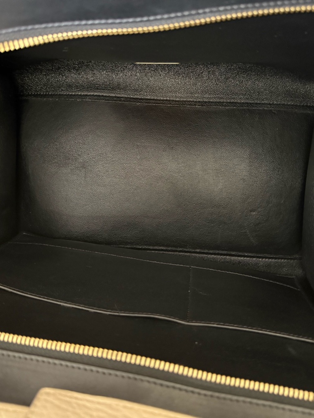 CelineTri-Color Trapeze Leather & SuedeTop Handle Bag - dust bag included - Picture 3 of 13